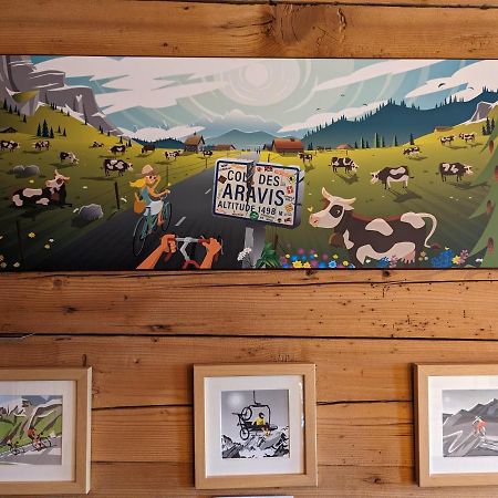 Bas De Chalet Au Coeur Des Aravis, Entre Lac Et Montagne سان جان دو سكست المظهر الخارجي الصورة