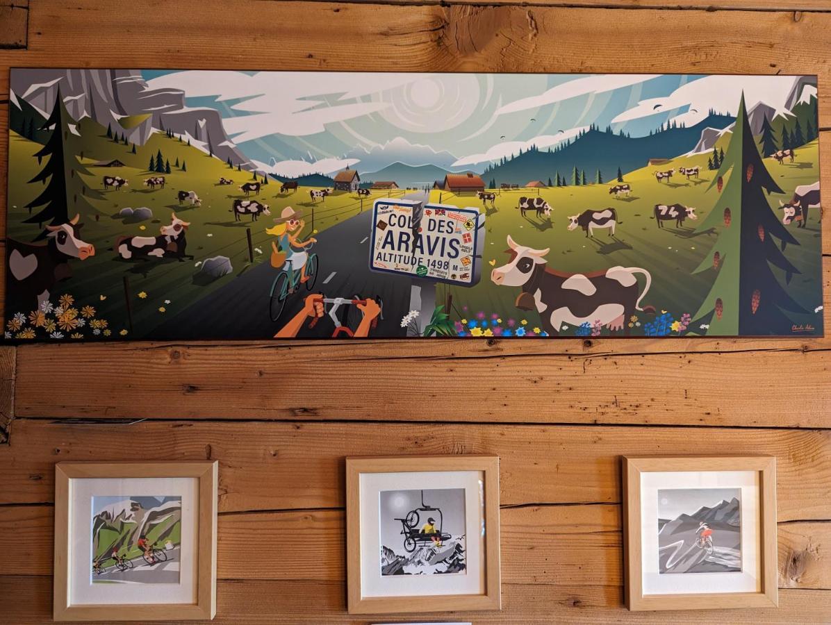 Bas De Chalet Au Coeur Des Aravis, Entre Lac Et Montagne سان جان دو سكست المظهر الخارجي الصورة