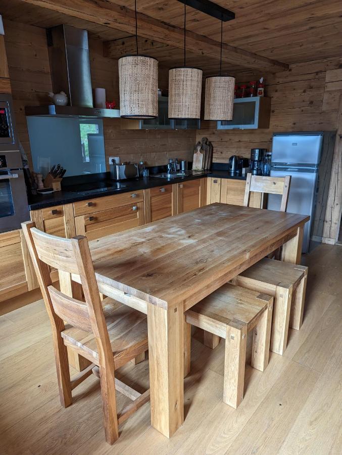 Bas De Chalet Au Coeur Des Aravis, Entre Lac Et Montagne سان جان دو سكست المظهر الخارجي الصورة